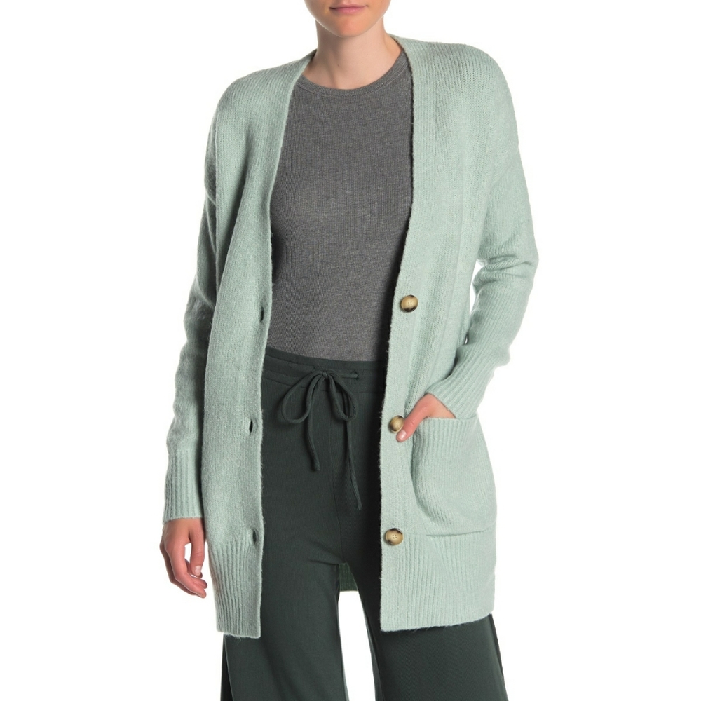 Elodie Long Sleeve Patch Pocket Cardigan